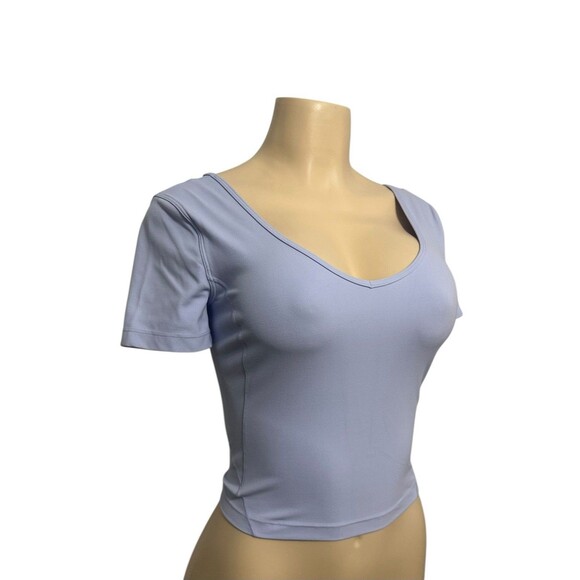 Lululemon Women's Align Short Sleeve T-Shirt Size 4 Black - Picture 2 of 11